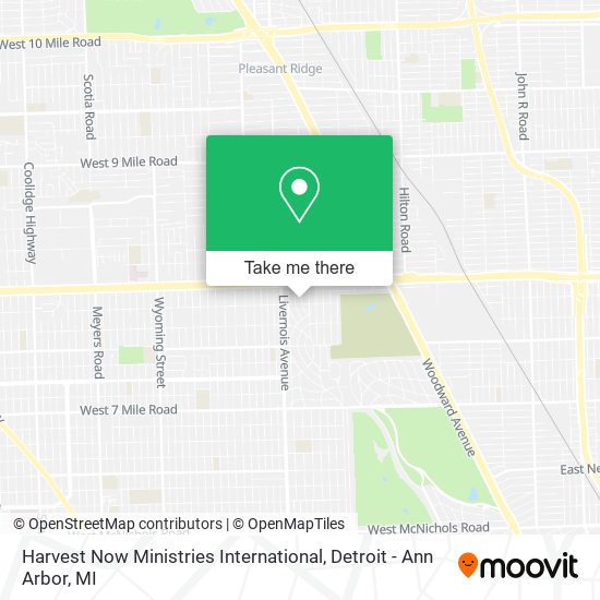 Harvest Now Ministries International map