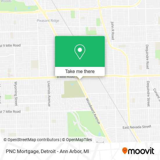 Mapa de PNC Mortgage