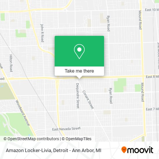 Mapa de Amazon Locker-Livia