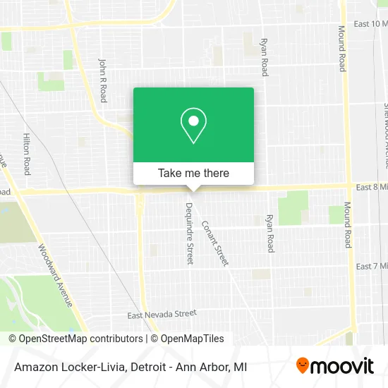 Amazon Locker-Livia map