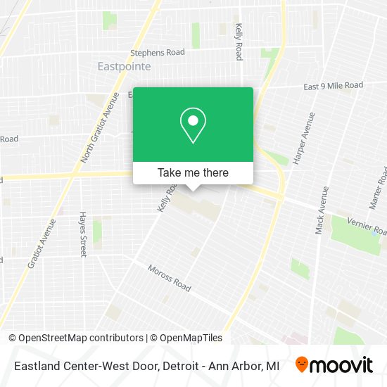 Eastland Center-West Door map