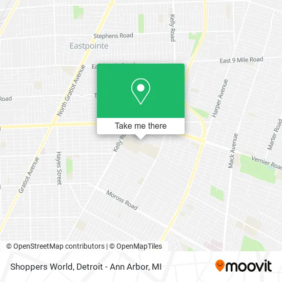 Shoppers World map