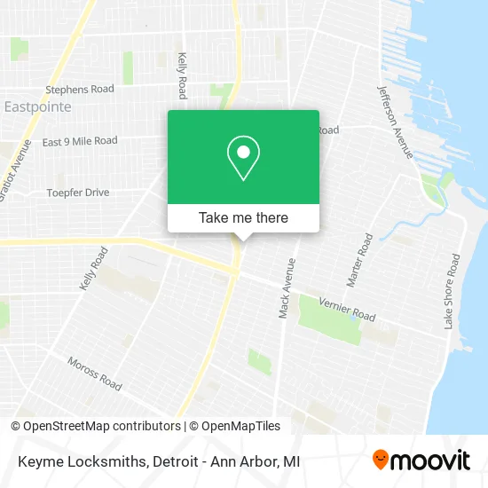 Keyme Locksmiths map