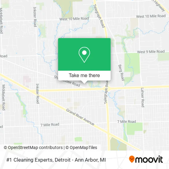 #1 Cleaning Experts map