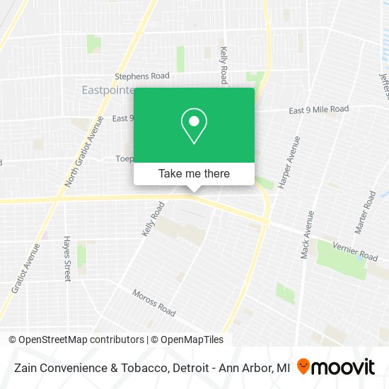 Zain Convenience & Tobacco map