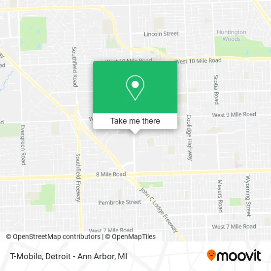 T-Mobile map