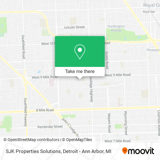 SJK Properties Solutions map
