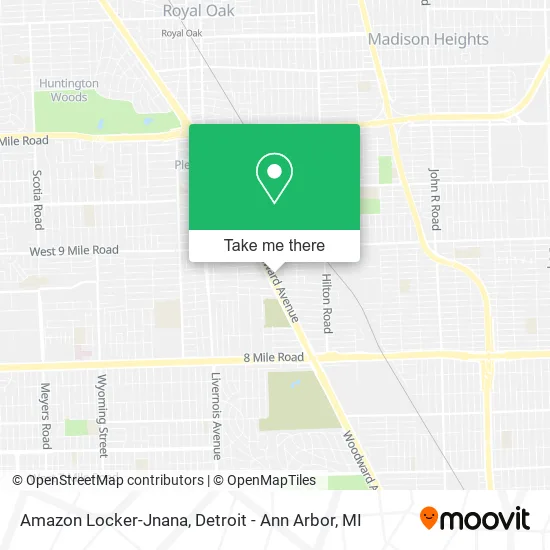 Amazon Locker-Jnana map