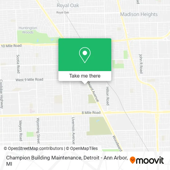 Champion Building Maintenance map