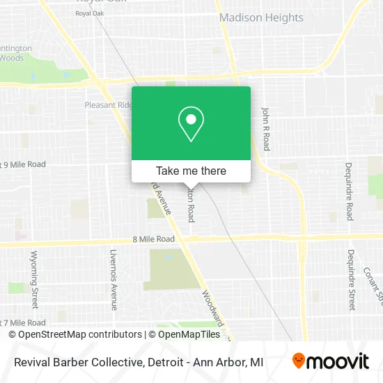 Revival Barber Collective map