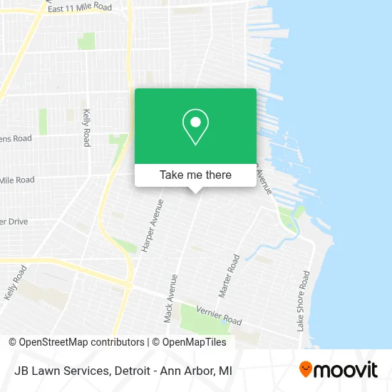 JB Lawn Services map