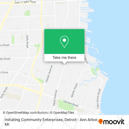 Initiating Community Enterprises map