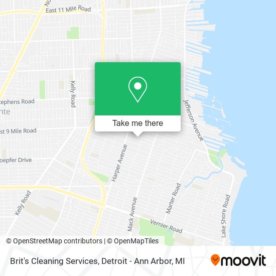 Brit's Cleaning Services map
