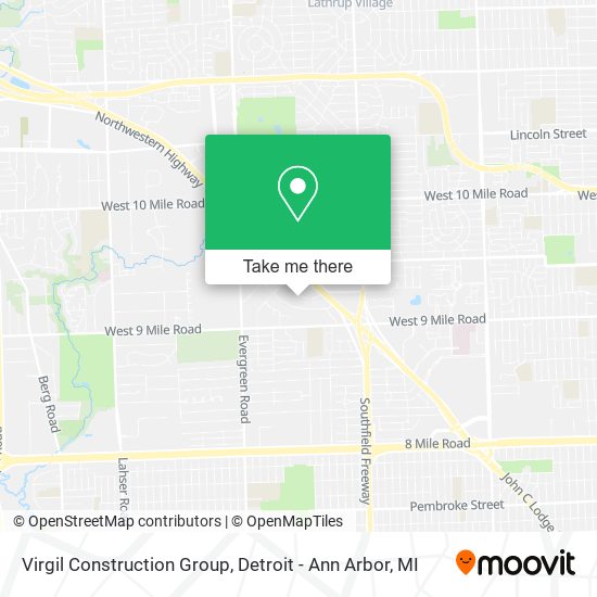 Virgil Construction Group map