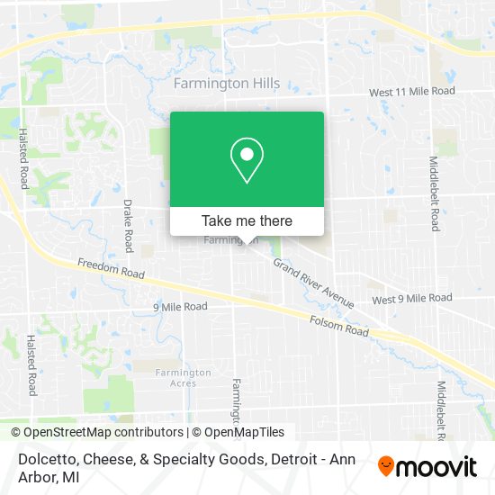 Dolcetto, Cheese, & Specialty Goods map