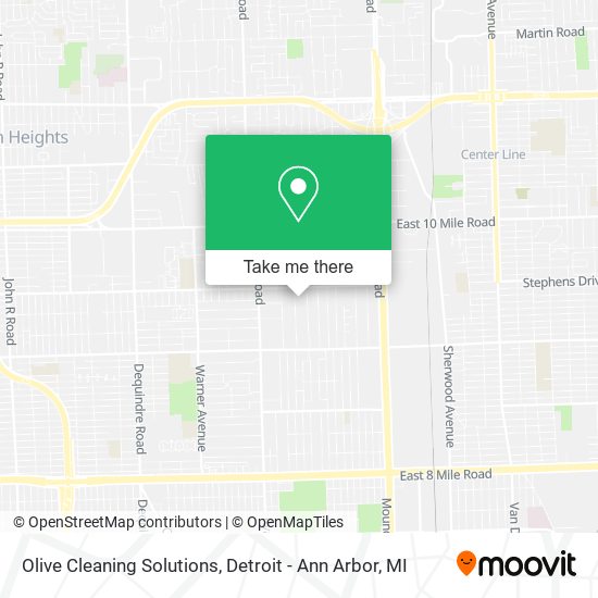 Mapa de Olive Cleaning Solutions