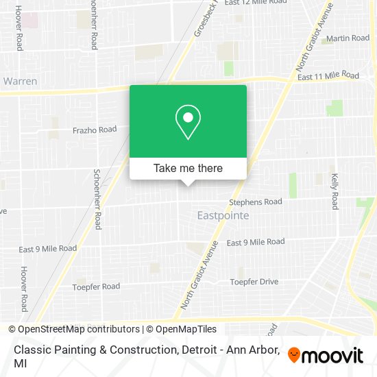 Mapa de Classic Painting & Construction
