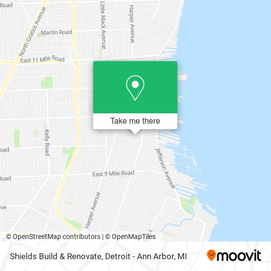 Shields Build & Renovate map
