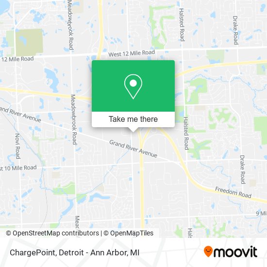 ChargePoint map