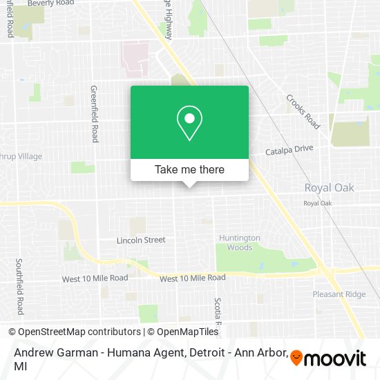 Andrew Garman - Humana Agent map