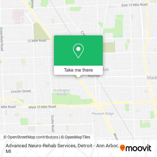 Mapa de Advanced Neuro-Rehab Services