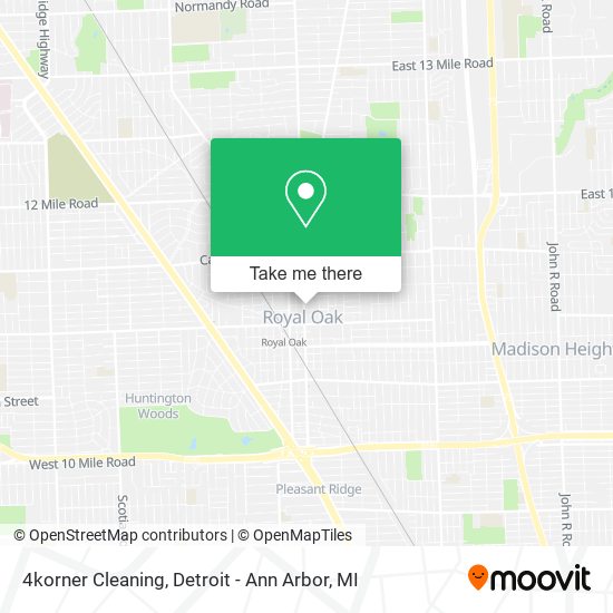 4korner Cleaning map