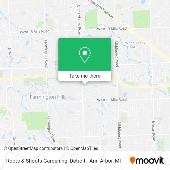 Roots & Shoots Gardening map