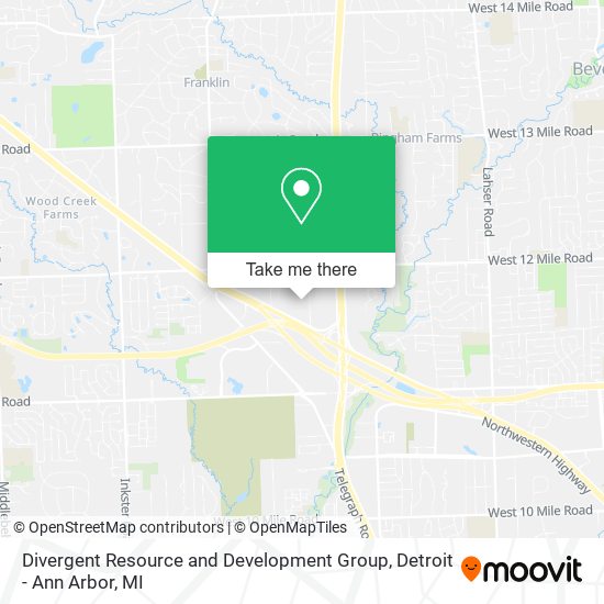 Divergent Resource and Development Group map