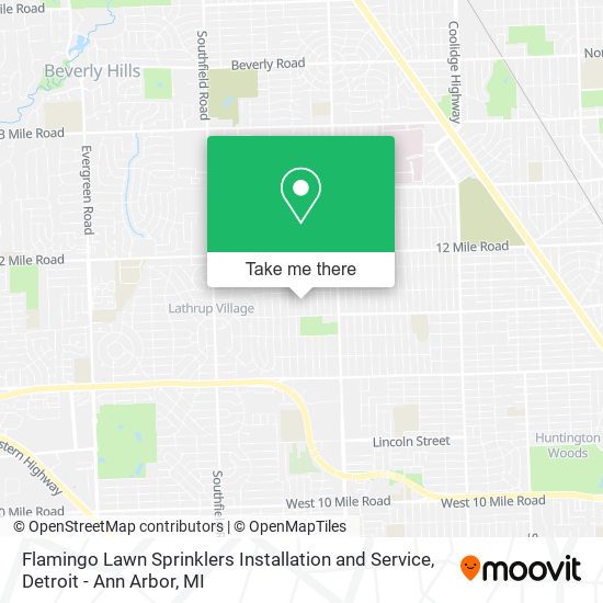 Mapa de Flamingo Lawn Sprinklers Installation and Service