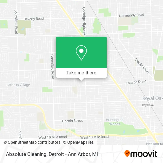 Absolute Cleaning map
