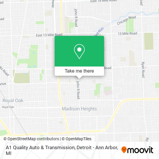 A1 Quality Auto & Transmission map