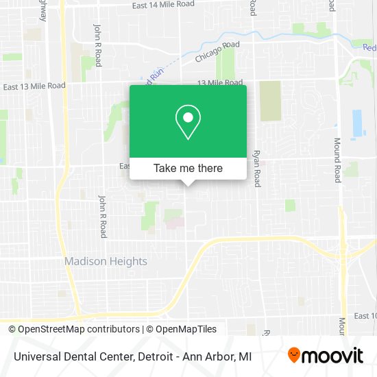 Universal Dental Center map
