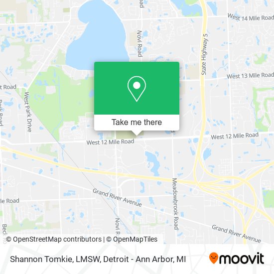 Mapa de Shannon Tomkie, LMSW