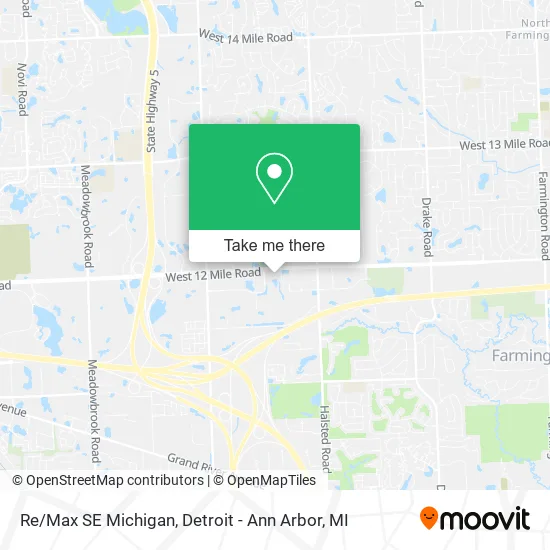 Re/Max SE Michigan map