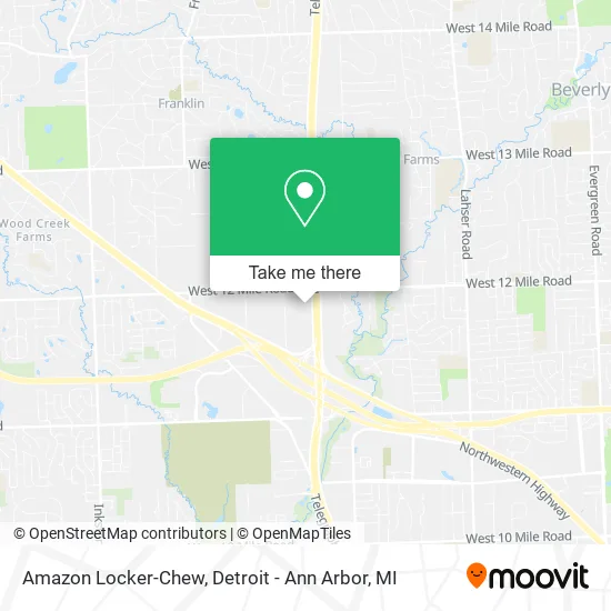 Mapa de Amazon Locker-Chew