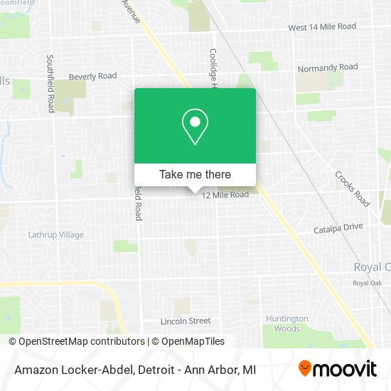 Mapa de Amazon Locker-Abdel