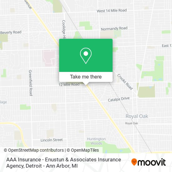 AAA Insurance - Enustun & Associates Insurance Agency map