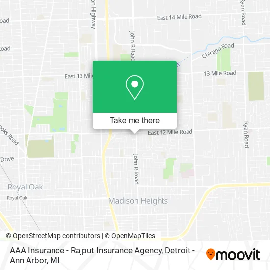 AAA Insurance - Rajput Insurance Agency map