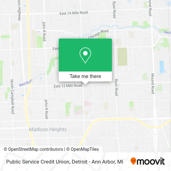 Public Service Credit Union map