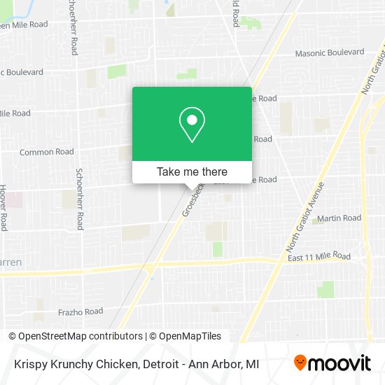 Krispy Krunchy Chicken map