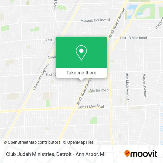 Mapa de Club Judah Ministries