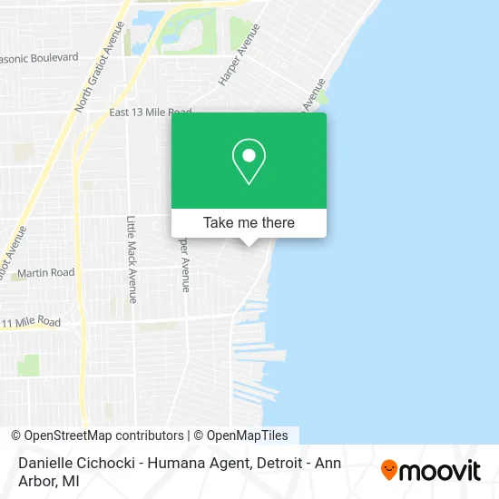 Danielle Cichocki - Humana Agent map