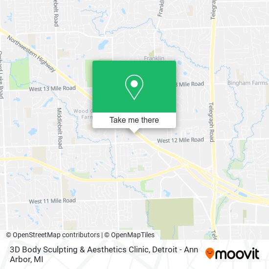 3D Body Sculpting & Aesthetics Clinic map