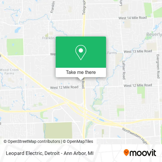 Leopard Electric map