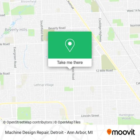 Machine Design Repair map