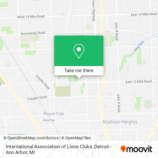 Mapa de International Association of Lions Clubs