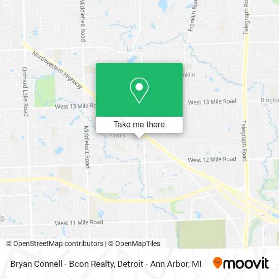 Bryan Connell - Bcon Realty map