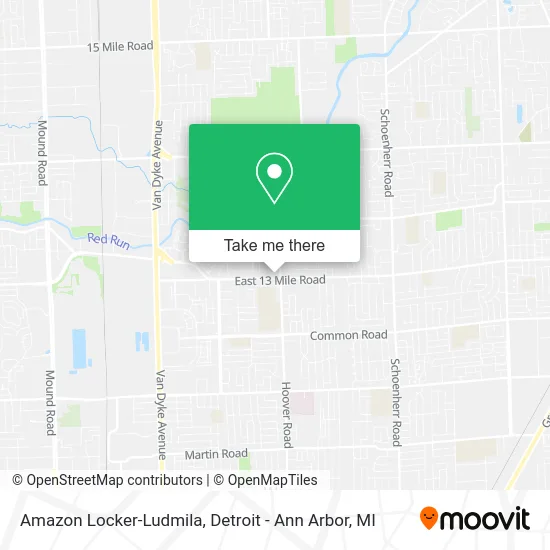 Amazon Locker-Ludmila map