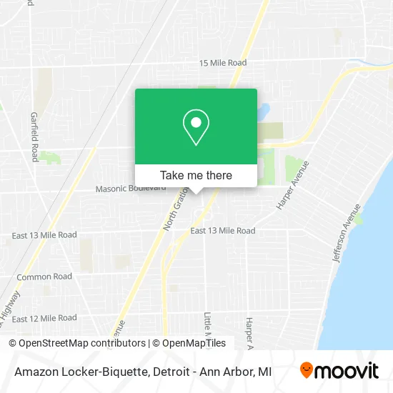 Amazon Locker-Biquette map