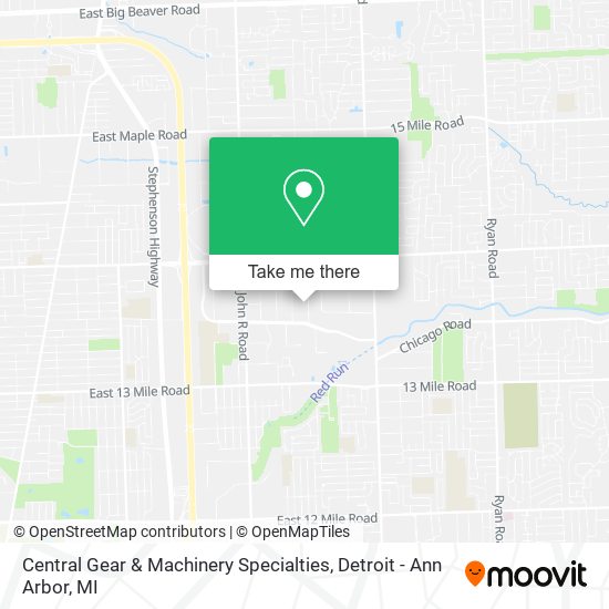 Central Gear & Machinery Specialties map
